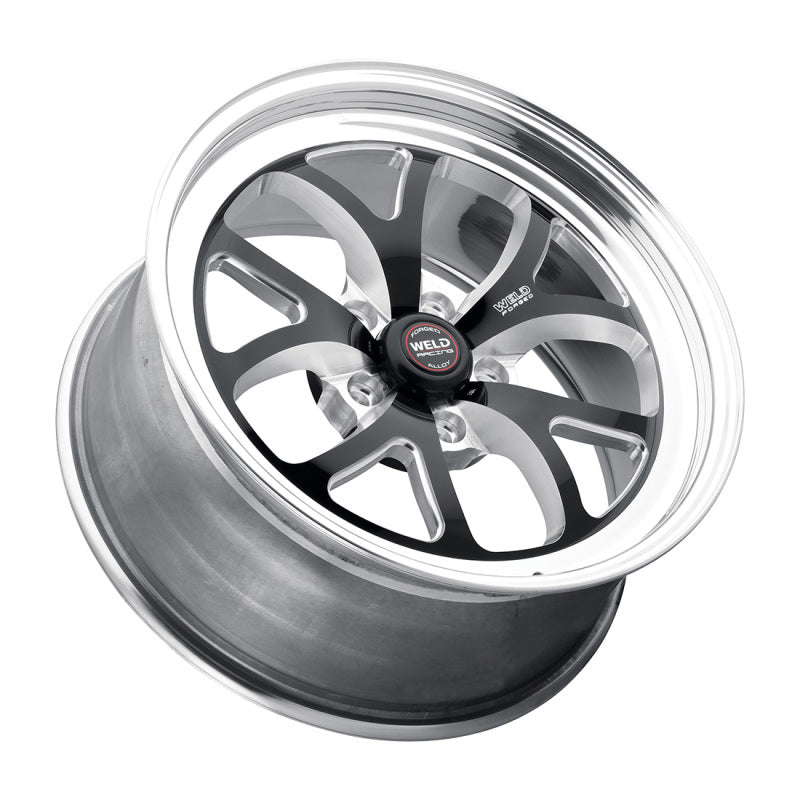 Weld S76 15x10.33 / 5x4.75 BP / 4.5in. BS Black Wheel (Low Pad) - Non-Beadlock