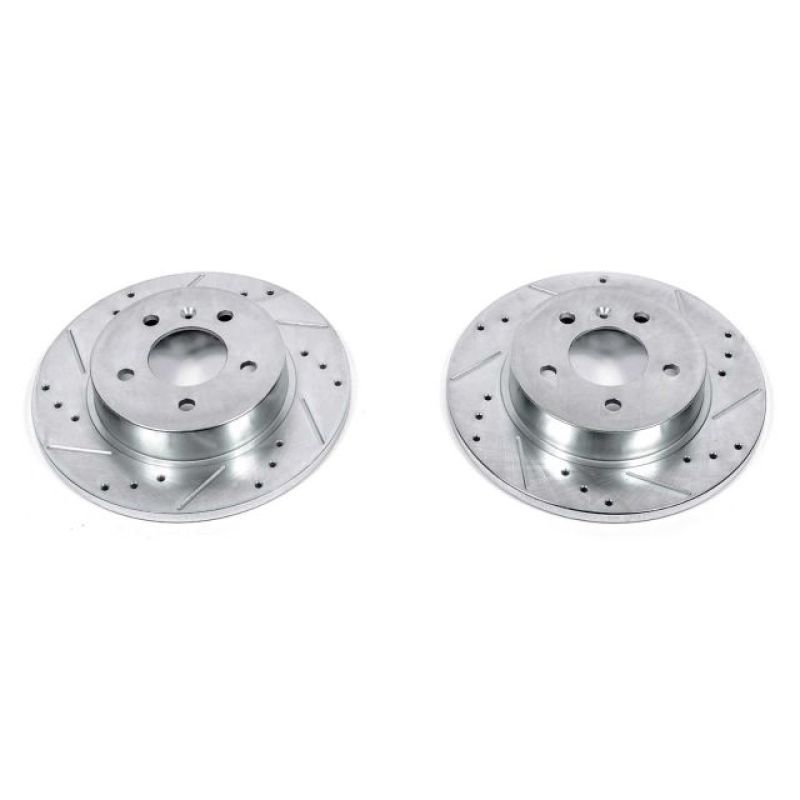 Power Stop 06-11 Buick Lucerne Rear Evolution Drilled & Slotted Rotors - Pair