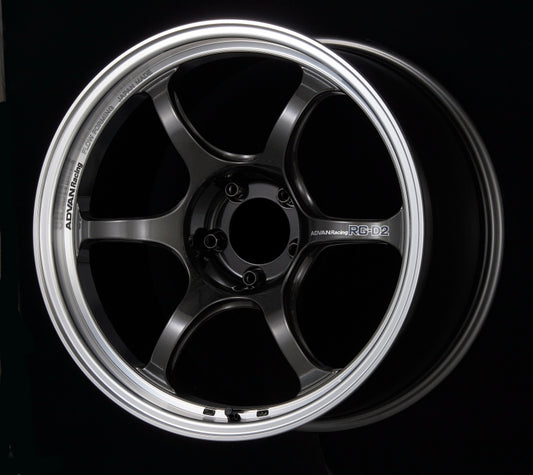 Advan RG-D2 18x7.5 +47 5-114.3 Machining & Black Gunmetallic Wheel