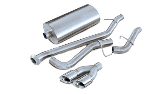 Corsa 2002-2006 Chevrolet Avalanche 5.3L V8 Polished Sport Cat-Back Exhaust