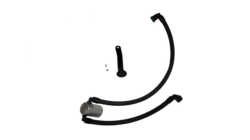 J&amp;L 2024-2025 Ford Mustang 5.0L Oil Separator 3.0 PCV Side - Clear Anodized