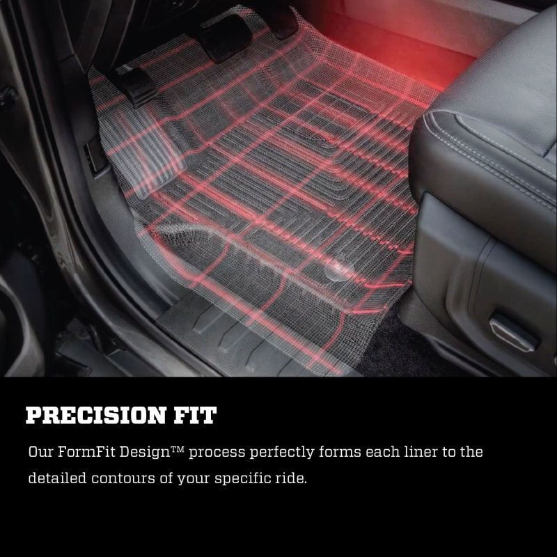 Husky Liners 15-23 Ford F-150 SuperCrew/S.Cab X-Act Contour Black 2nd Seat Floor Liners