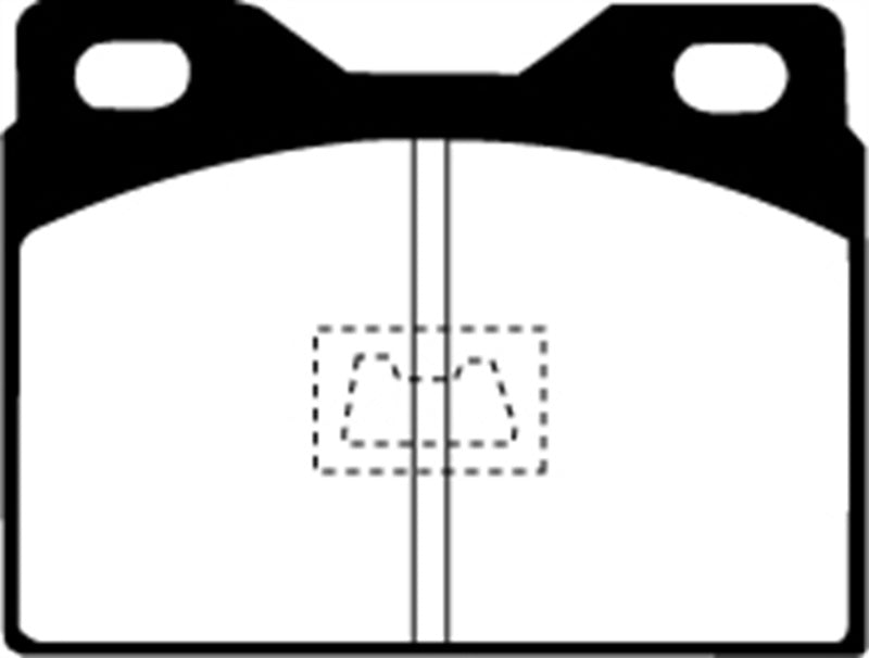 EBC 76-85 Porsche 924 2.0 Yellowstuff Front Brake Pads