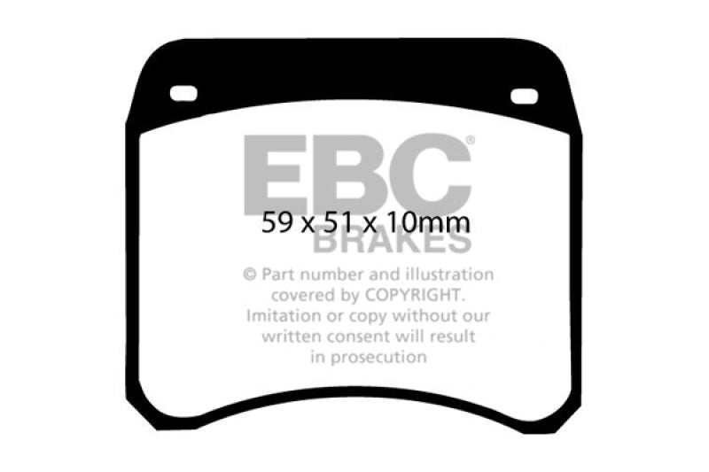 EBC Brakes Yellowstuff Performance Brake Pads