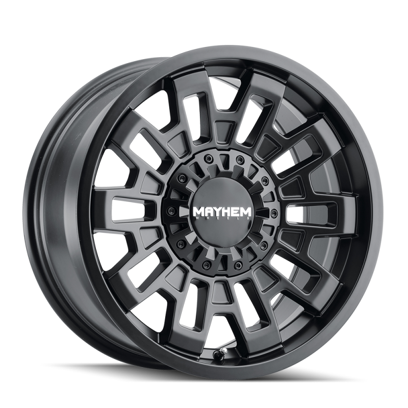 Mayhem 8113 Cortex 20x10 / 8x170 BP / -19mm Offset / 125.2mm Hub Matte Black Wheel