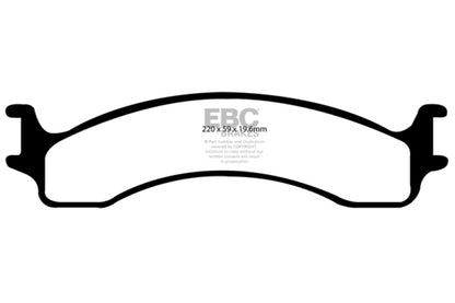 EBC 00-02 Dodge Ram 2500 Pick-up 5.2 2WD Yellowstuff Front Brake Pads