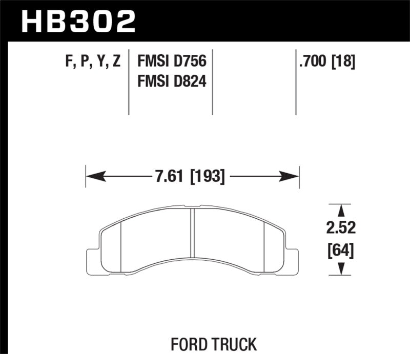 Hawk Super Duty Street Brake Pads