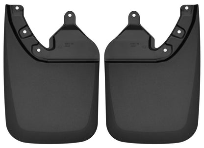 Husky Liners 2016 Toyota Tacoma w/ OE Fender Flares Custom Molded Rear Mud Guards - Black