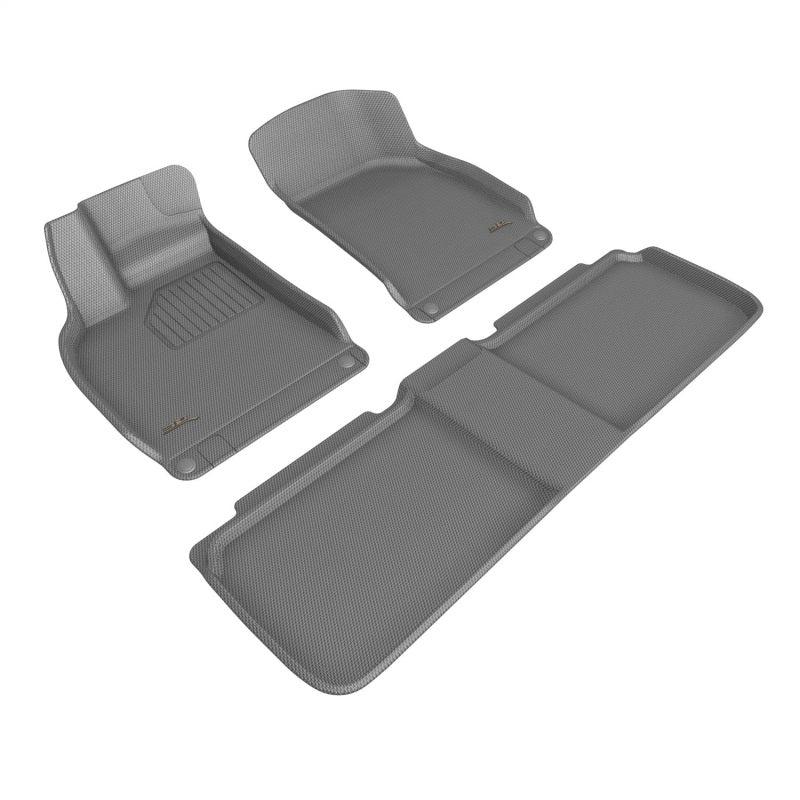 3D Maxpider 22-23 Lucid Air Kagu Floor Mat- Gray R1 R2