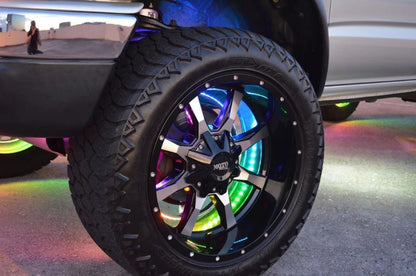 Oracle LED Illuminated Wheel Rings - ColorSHIFT Dynamic - ColorSHIFT - Dynamic SEE WARRANTY