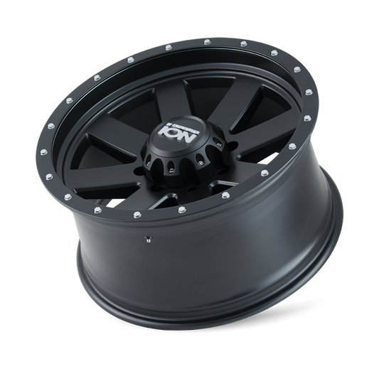 ION Type 134 18x9 / 6x139.7 BP / 18mm Offset / 106mm Hub Matte Gunmetal/Black Beadlock Wheel