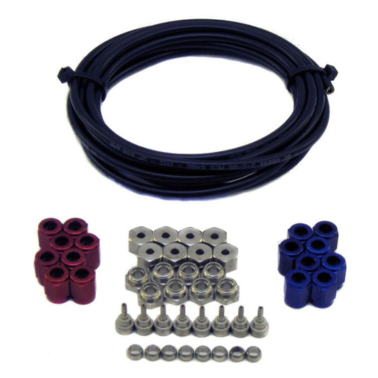 Nitrous Express D-2 Black Hose Conversion for 4 Cyl Direct Port Systems