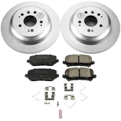 Power Stop 16-19 Honda Pilot Rear Z17 Evolution Geomet Coated Brake Kit