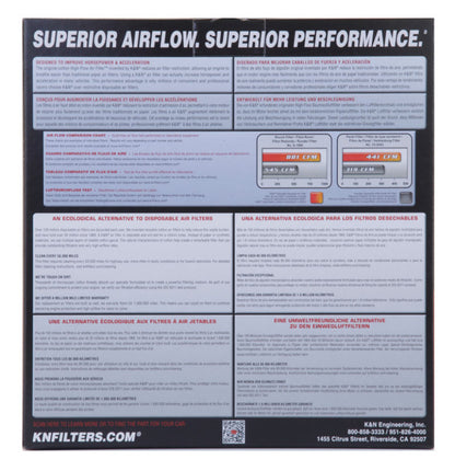 K&N 87-92 Supra Turbo & Non-Turbo Drop In Air Filter