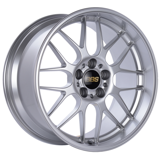 BBS RG-R 19x8.5 5x120 ET30 Diamond Silver Wheel -82mm PFS/Clip Required