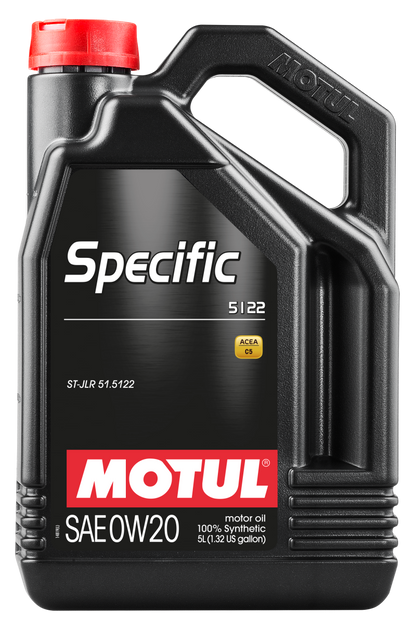 Motul 5L OEM Synthetic Engine Oil ACEA A1/B1 Specific 5122 0W20