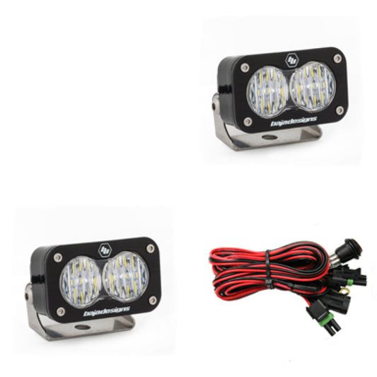 Baja Designs S2 Pro Series LED Light Pods Wide Cornering Pattern - Pair