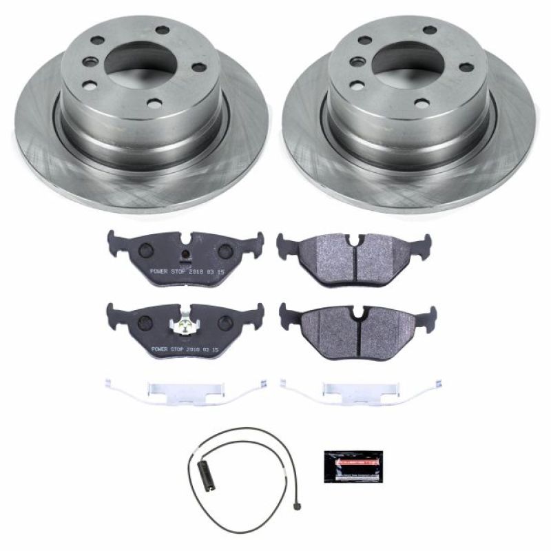 Power Stop 95-99 BMW 318ti Rear Track Day SPEC Brake Kit