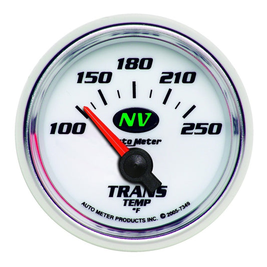 Autometer NV 2 1/16in 100-250 Deg F Digital Transmission Temp Gauge
