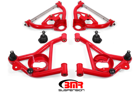 BMR 78-87 G-Body Upper And Lower A-Arm Kit - Red