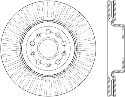 StopTech 14-18 Cadillac CTS Cryo-Stop Front Premium Rotor