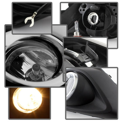 Spyder Mazda 3 2014+ OEM Fog Light w/Switch- Clear FL-MM32014-C