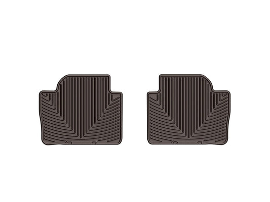 WeatherTech 2012+ BMW 3-Series (F30) Rear Rubber Mats - Cocoa