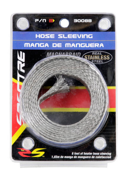 Spectre MagnaBraid 304SS Braided Heater Hose Sleeve - 6ft. (Will Cover 4ft. Of Hose)