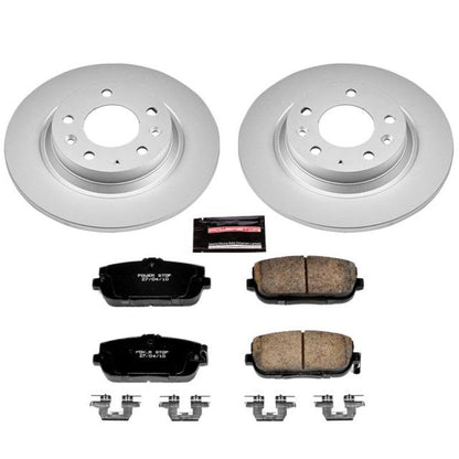 Power Stop 06-15 Mazda MX-5 Miata Rear Z17 Evolution Geomet Coated Brake Kit