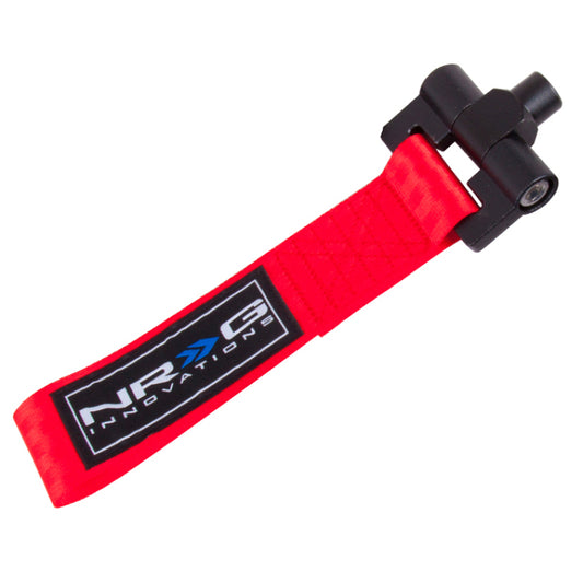 NRG Bolt-In Tow Strap Red - Lexus IS-250/350 06+ (5000lb. Limit)
