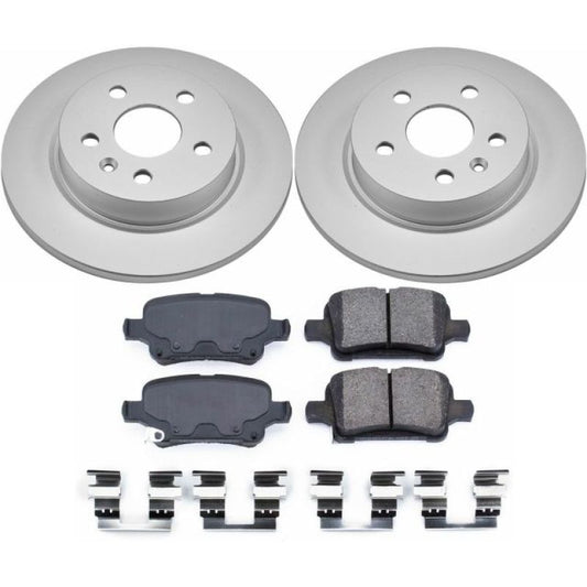 Power Stop 2016 Chevrolet Cruze Rear Z17 Evolution Geomet Coated Brake Kit