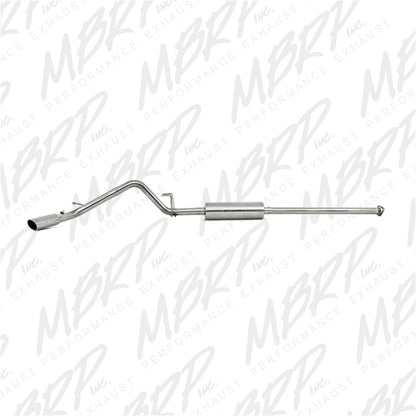 MBRP 05-13 Toyota Tacoma 4.0L EC/CC Cat Back Single Exit Aluminized Exhaust