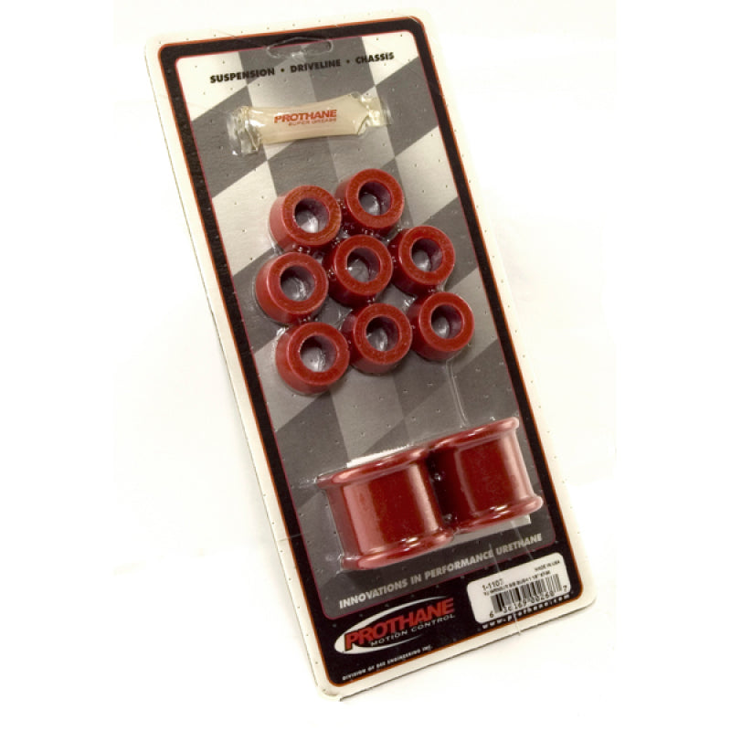 Rugged Ridge Front Swaybar Bushing Kit Red 1-1/8-Ines 87-95 Jeep Wrangler YJ