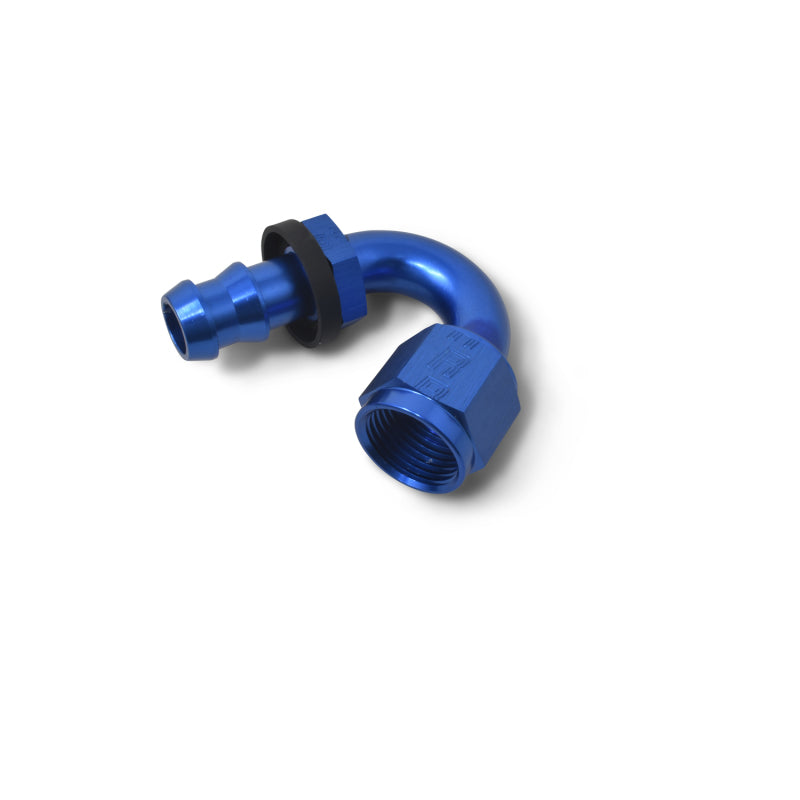 Russell Performance -6 AN Twist-Lok 150 Degree Hose End (9/16in Radius)