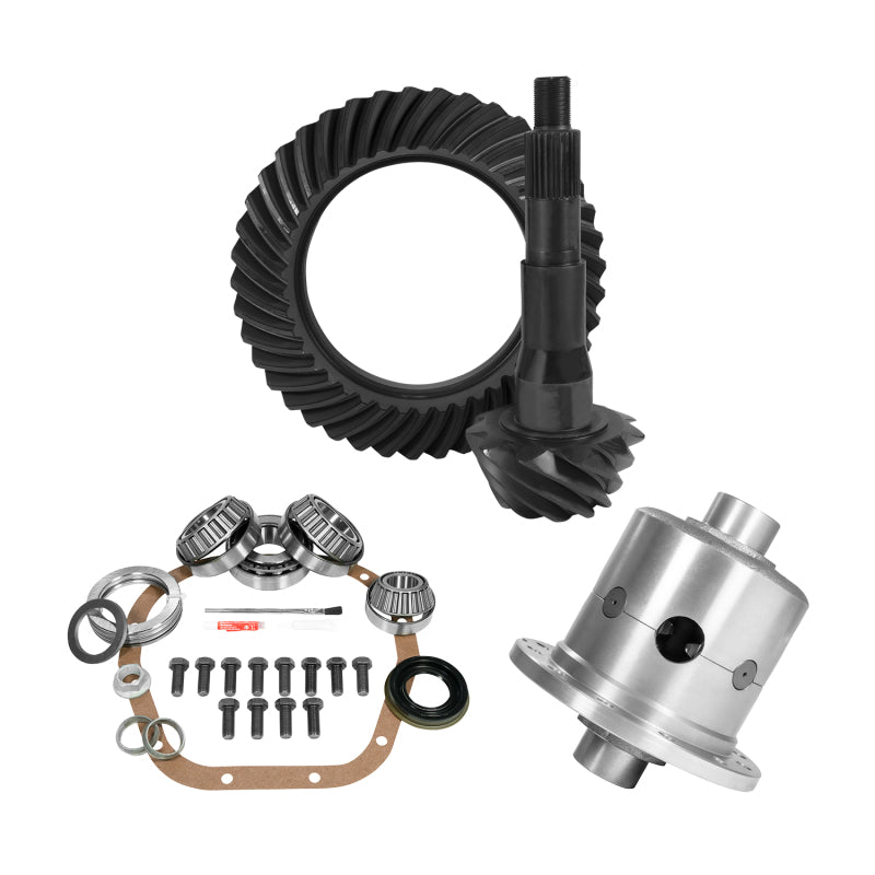 Yukon 10.5in Ford 4.56 Rear Ring & Pinion Install Kit 35 Spline Positraction