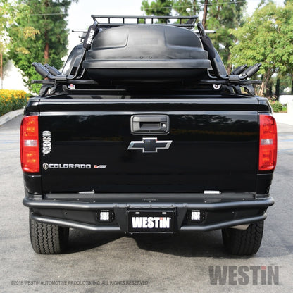 Westin 15-22 Chevrolet Colorado Outlaw Rear Bumper - Textured Black