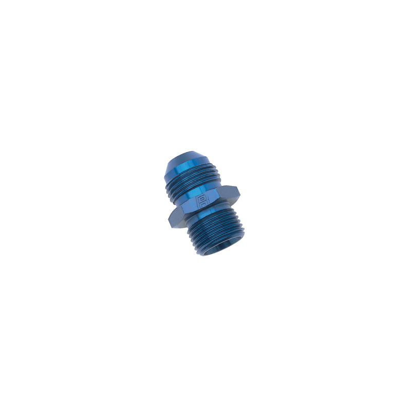 Russell Performance -4 AN Flare to 12mm x 1.5 Metric Thread Adapter (Blue)