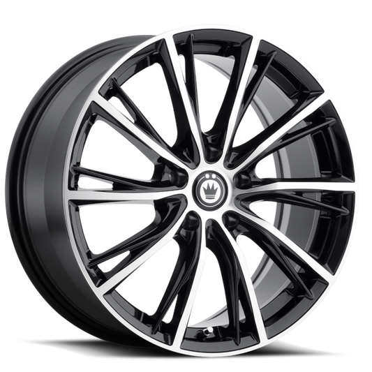 Konig Impression 17x7.5 5x108 ET40 Gloss Black w/ Machined Face