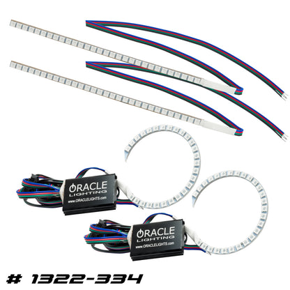 Oracle 15-17 Ford Focus RS/ST DRL Upgrade w/ Halo Kit - ColorSHIFT w/o Controller SEE WARRANTY