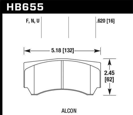 Hawk Alcon Street HPS Brake Pads