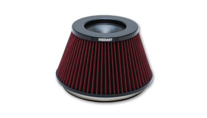 Vibrant The Classic Perf Air Filter 5in OD Conex3-5/8in Tallx6in ID Bellmouth VelocityStack10950-52