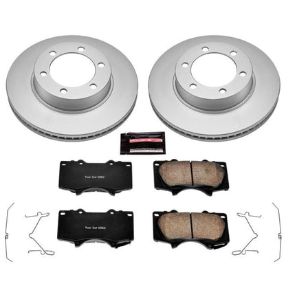 Power Stop 01-07 Toyota Sequoia Front Z17 Evolution Geomet Coated Brake Kit