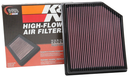 K&N 2018 Jeep Grand Cherokee V8-6.2L F/I Replacement Drop In Air Filter