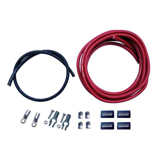 Moroso Remote Battery Cable Kit (Incl Positive & Negative Wire Screw Terminals)