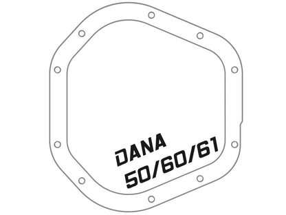 afe Front Differential Cover (Raw; Street Series); Ford Diesel Trucks 94.5-14 V8-7.3/6.0/6.4/6.7L