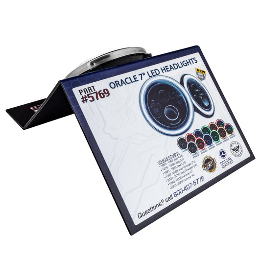 Oracle High Powered Sealed Beam Display - Blue NO RETURNS