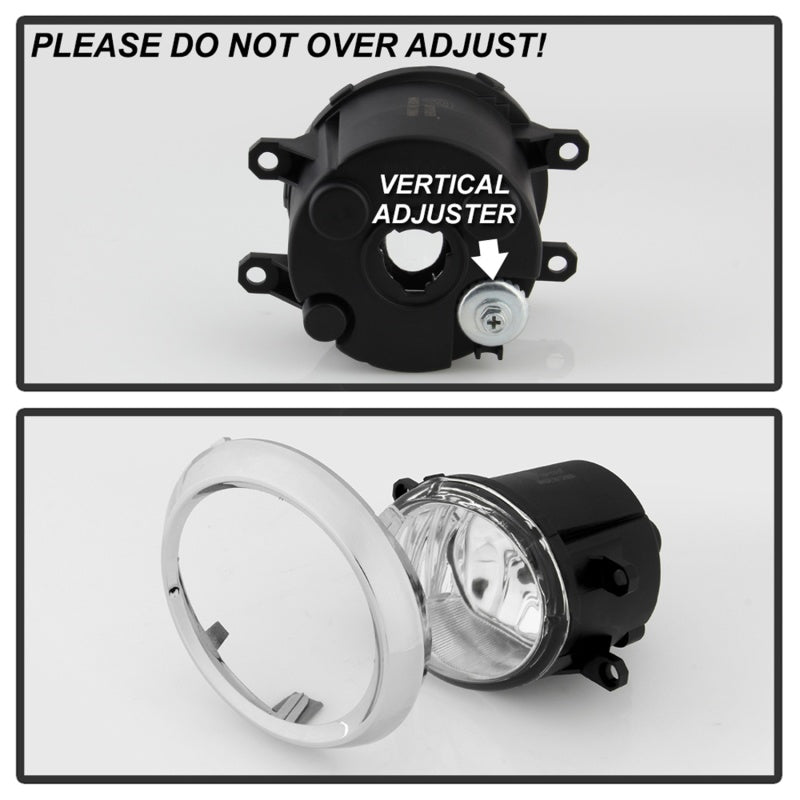 Spyder Toyota Sienna 11-17 SE Models Only OEM Fog Lights w/OEM Fit Switch - H8 (Included) - Clear