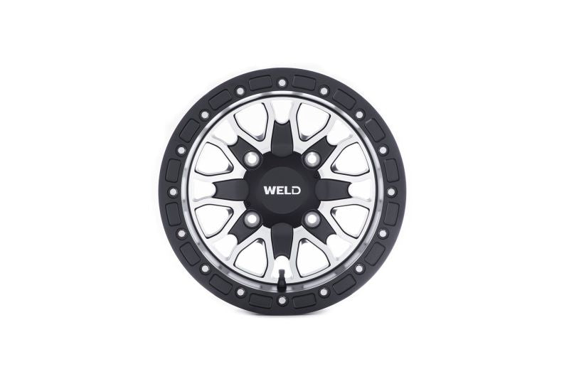 Weld UTV RF Series Raptor U501 15x10 Raptor Beadlock 4x136 5BS Satin BLK MIL