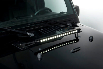 Putco 07-18 Jeep Wrangler JK - 20in Luminix Light Bar w/ Hood bracket Luminix Jeep LED Kits