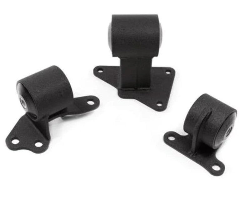 Innovative 90-93 Accord F-Series Black Steel Mounts 75A Bushings (Auto Trans)